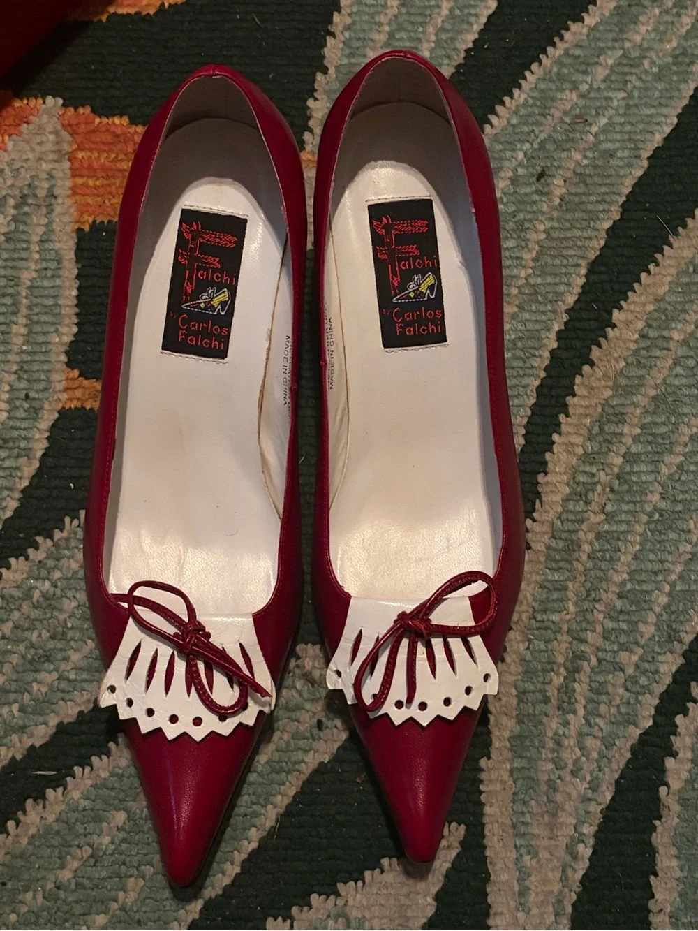 Carlos Falchi sophisticated red